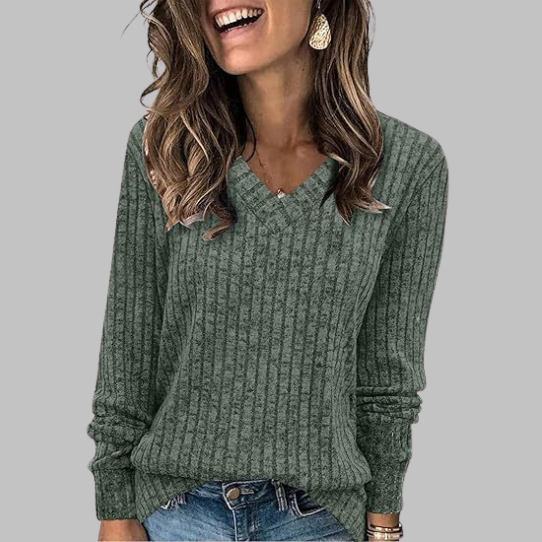 Veselina | Classic V-Hals Zekerheid Trui