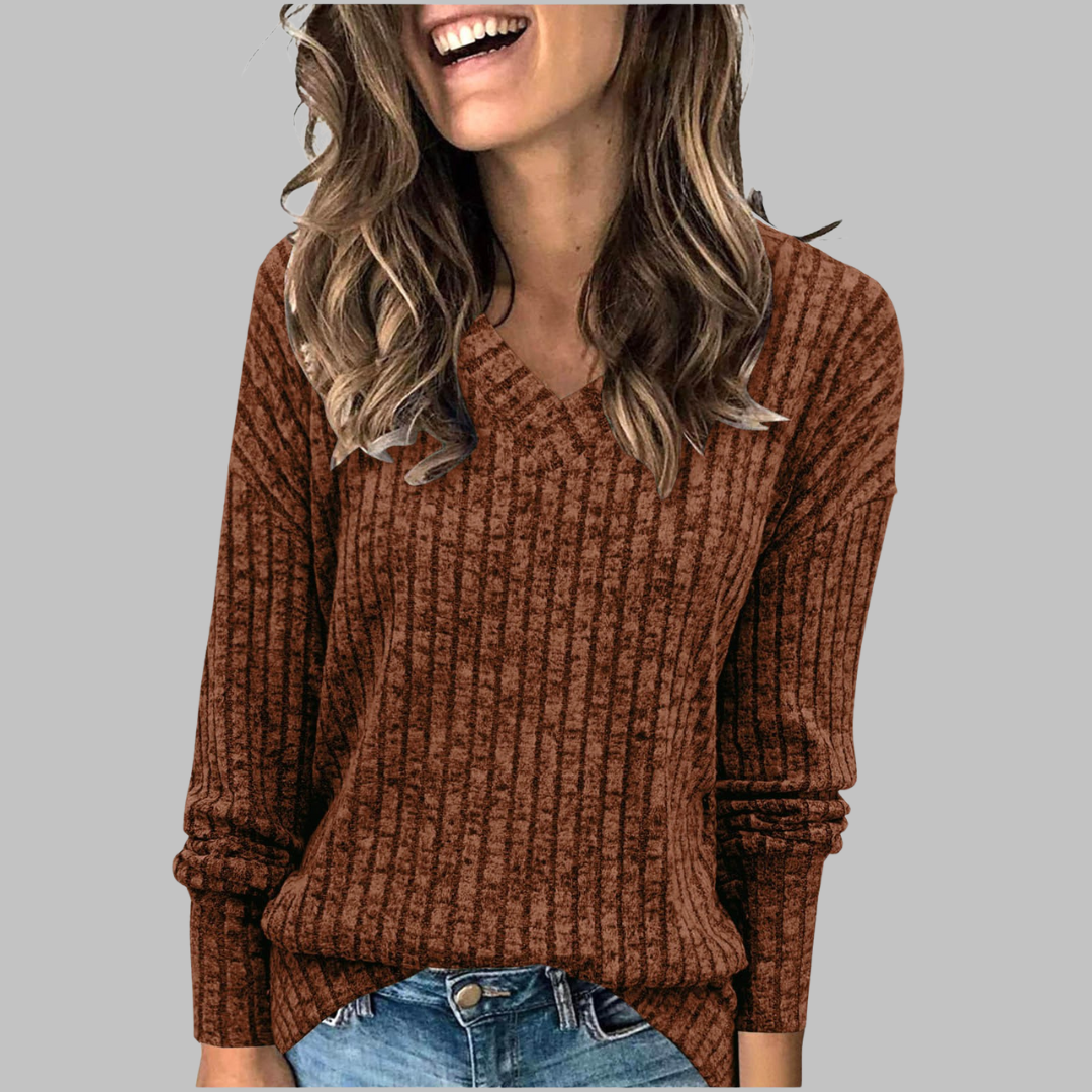 Veselina | Classic V-Hals Zekerheid Trui