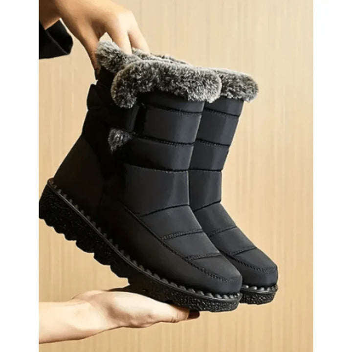 Vrouwen Winter Snowboots met Bontvoering