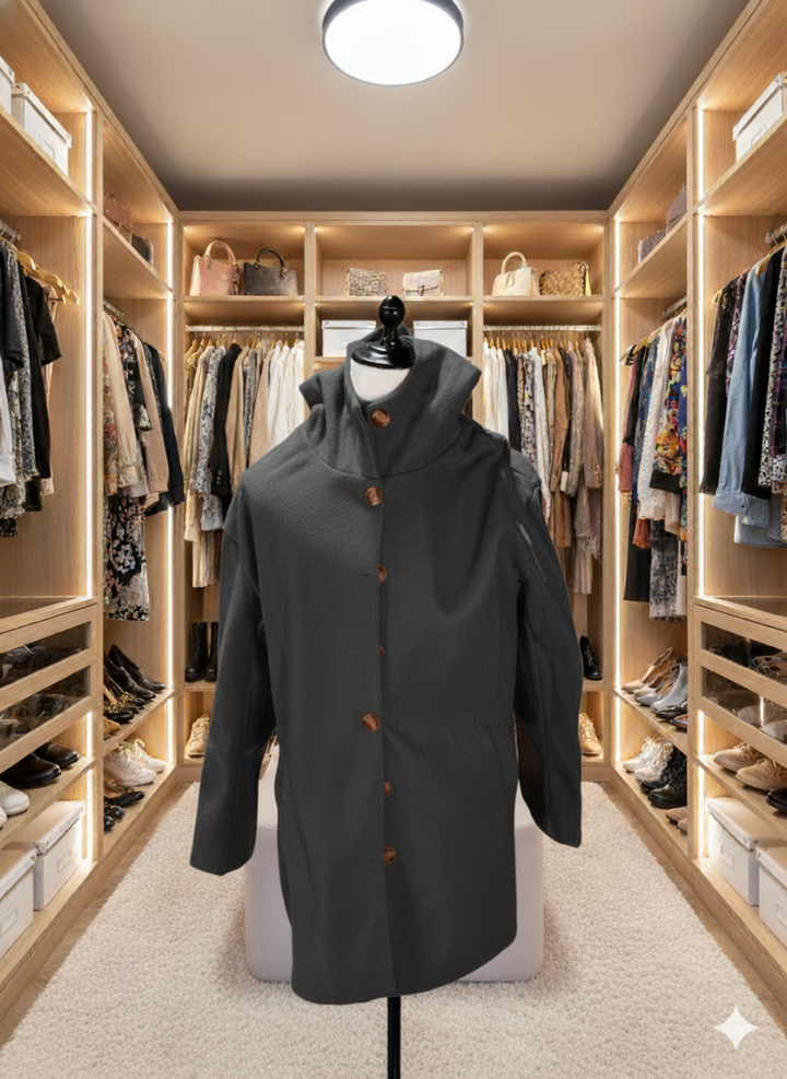 Van Dam | Chic Lichtgewicht Modejas met Capuchon