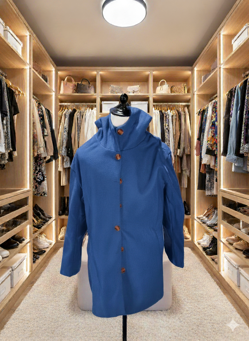 Van Dam | Chic Lichtgewicht Modejas met Capuchon