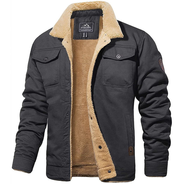 Van Dam | Heren Warm Sherpa Gevoerde Utility Jas