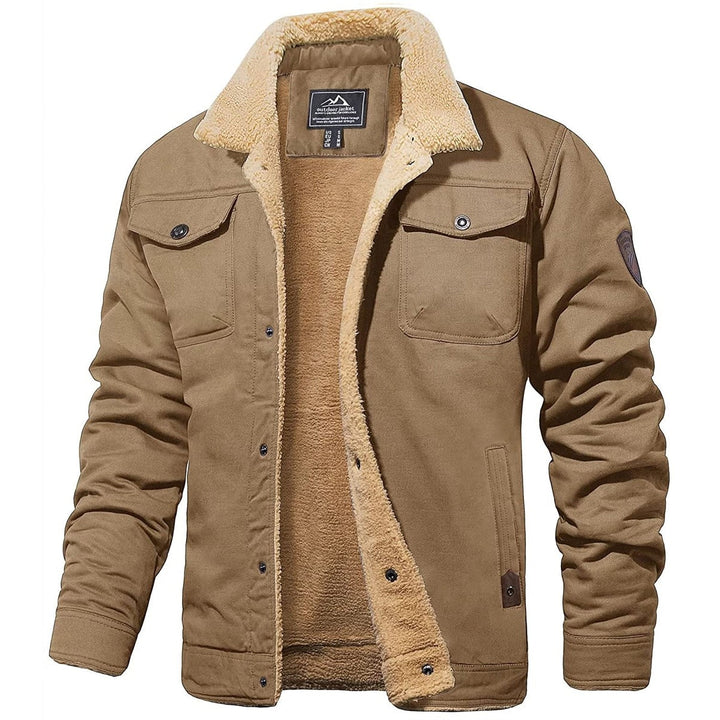 Van Dam | Heren Warm Sherpa Gevoerde Utility Jas