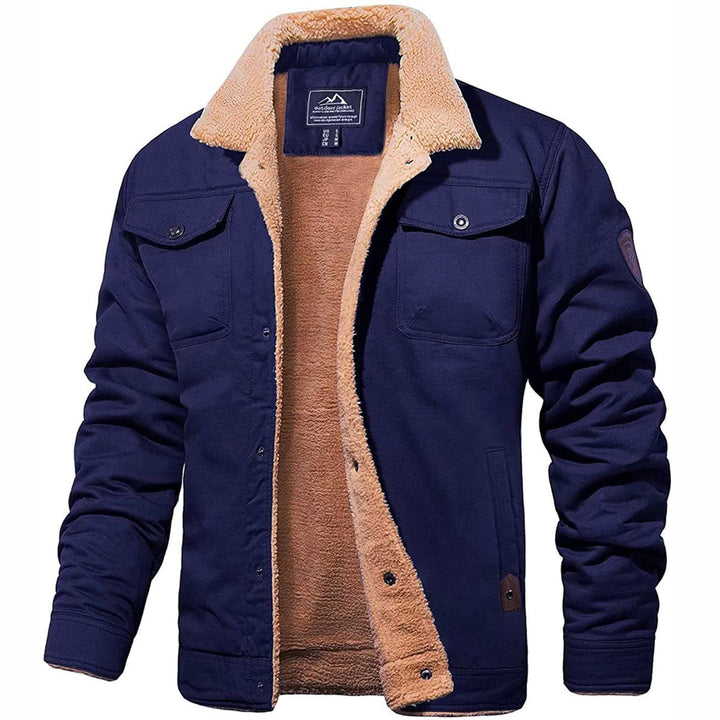 Van Dam | Heren Warm Sherpa Gevoerde Utility Jas