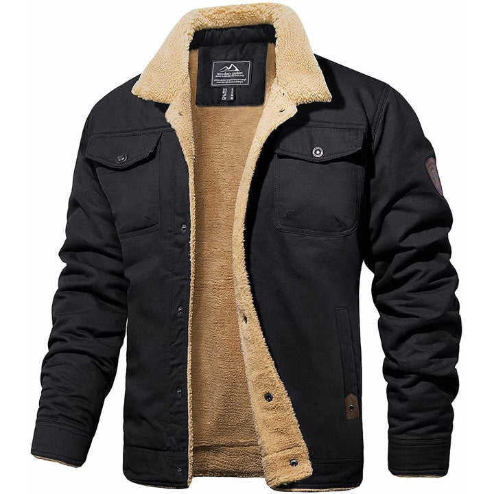 Van Dam | Heren Warm Sherpa Gevoerde Utility Jas
