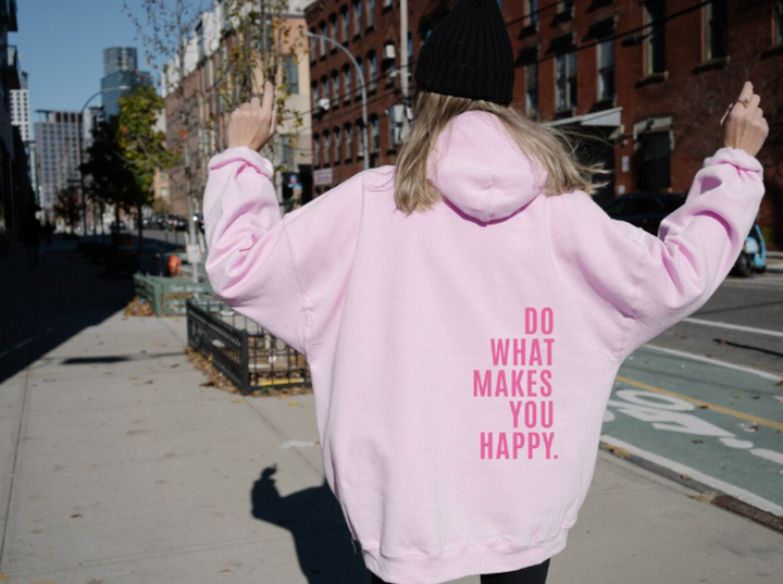 Van Dam | Gezellige Graphic Hoodie met Positieve Boodschap