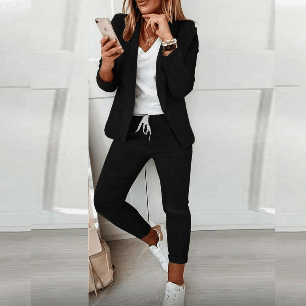 Van Dam | Chic Comfort Blazer en Broek Set