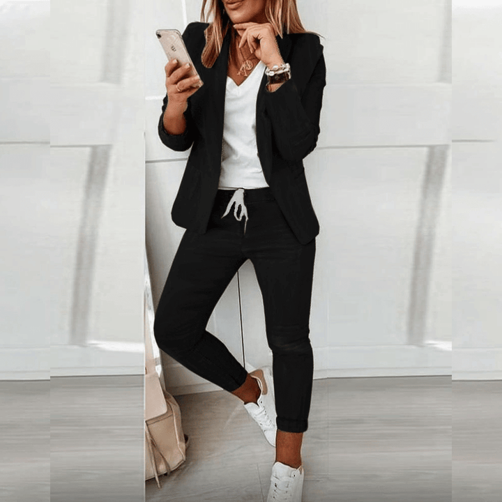 Van Dam | Chic Comfort Blazer en Broek Set