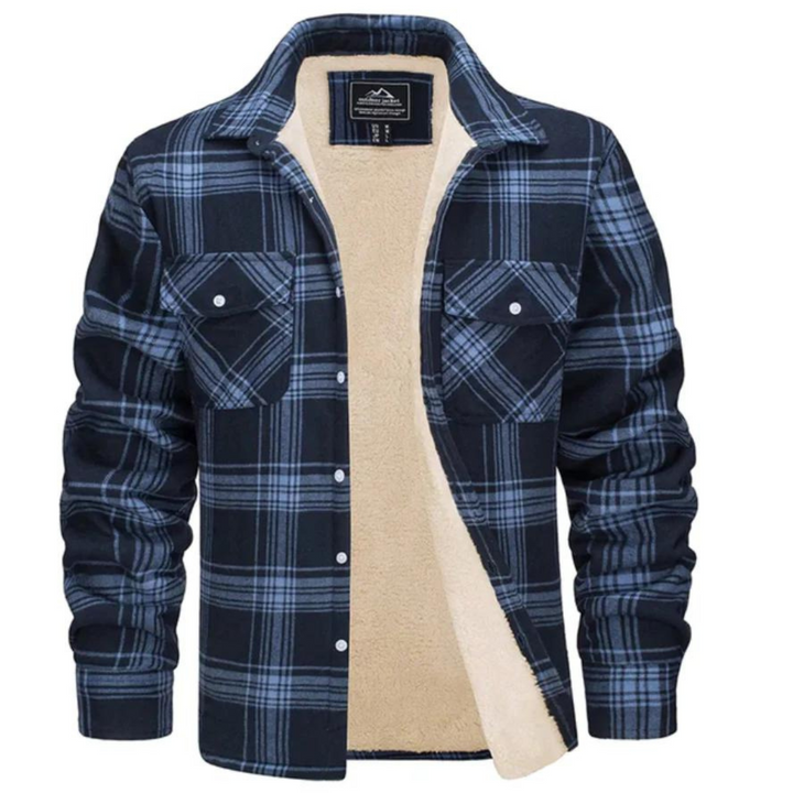 Van Dam | Cozy Fleece-Lined Plaid Shirt Jast