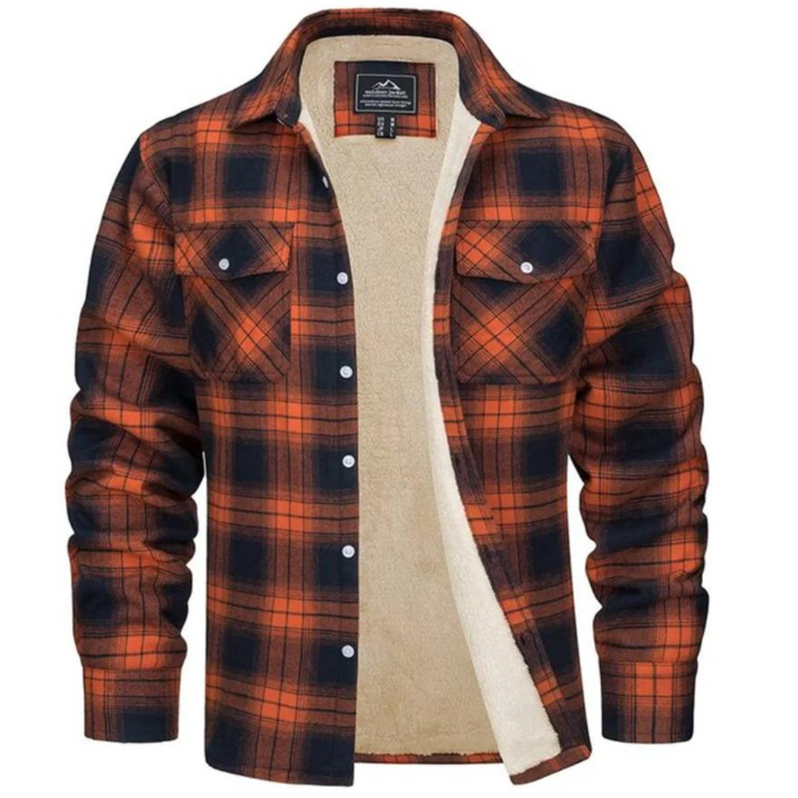 Van Dam | Cozy Fleece-Lined Plaid Shirt Jast