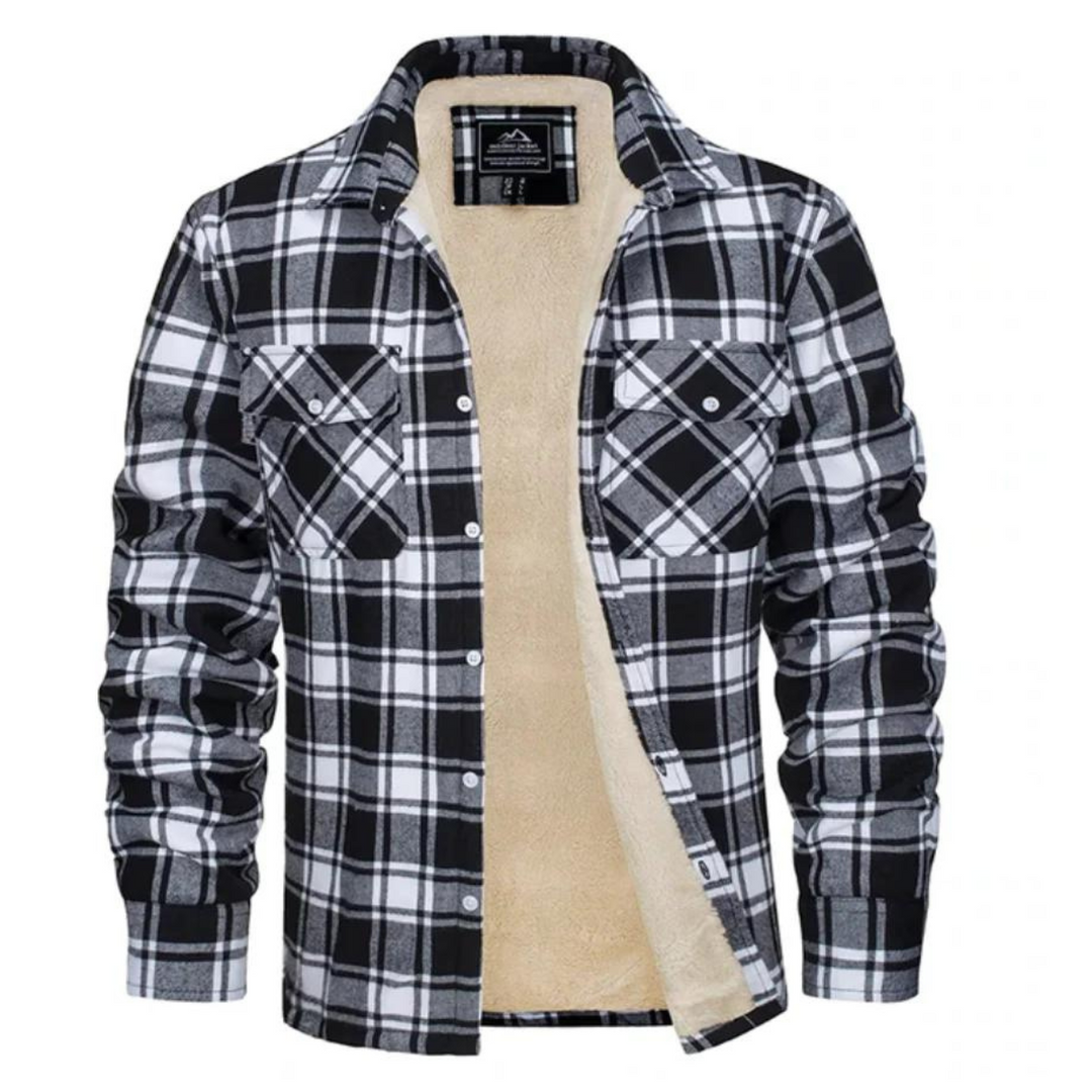 Van Dam | Cozy Fleece-Lined Plaid Shirt Jast