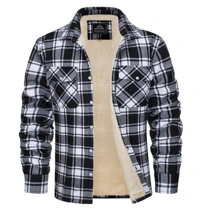 Van Dam | Cozy Fleece-Lined Plaid Shirt Jast