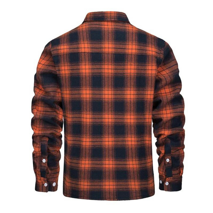 Van Dam | Cozy Fleece-Lined Plaid Shirt Jast