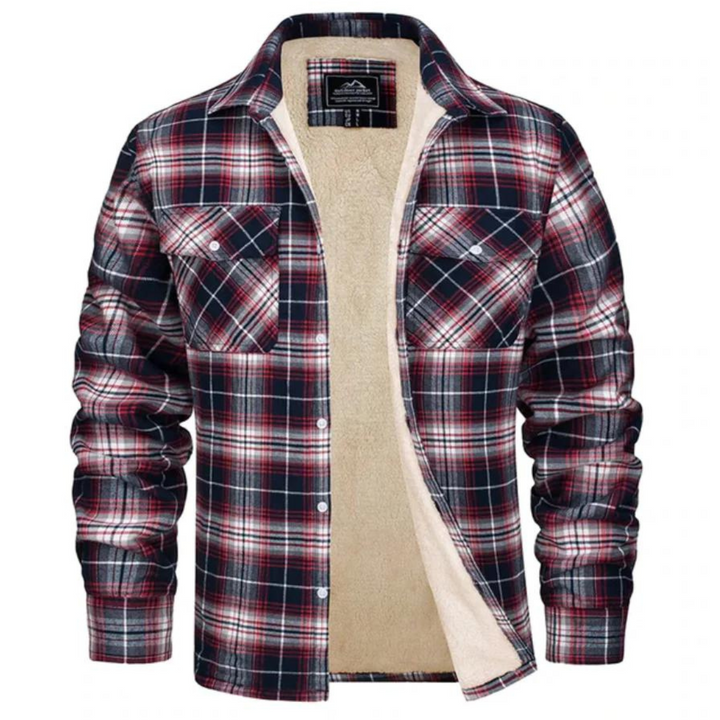 Van Dam | Cozy Fleece-Lined Plaid Shirt Jast