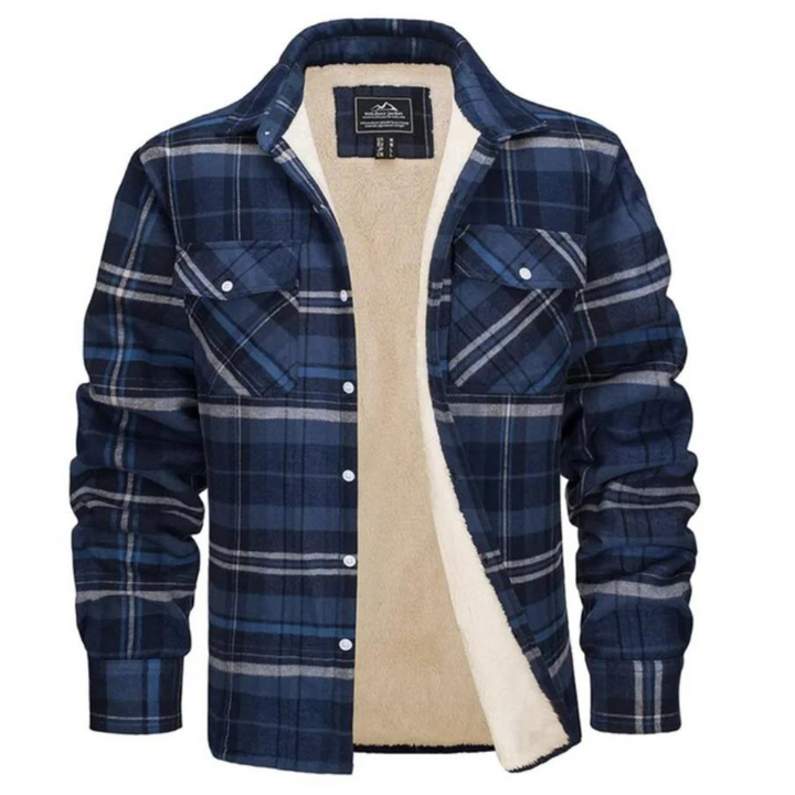 Van Dam | Cozy Fleece-Lined Plaid Shirt Jast