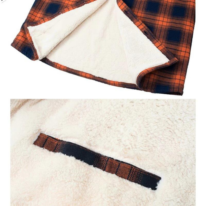 Van Dam | Cozy Fleece-Lined Plaid Shirt Jast