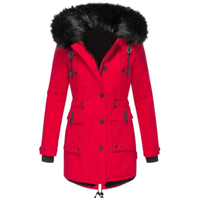 Van Dam | Dames Gezellige Katoenen Winterparka