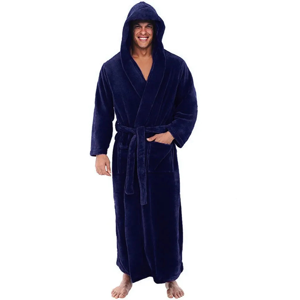 Van Dam | Heren Hoodie Fleece Badjas