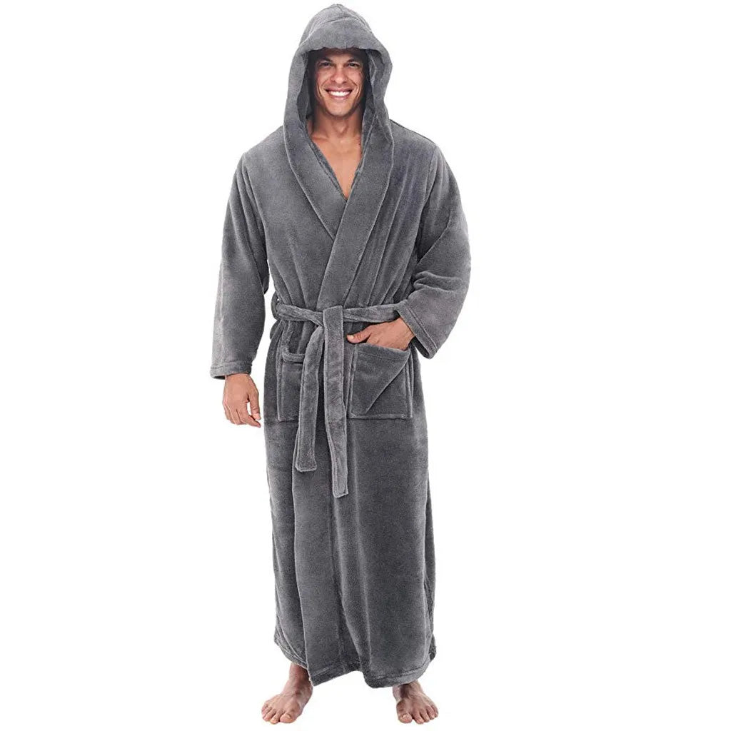 Van Dam | Heren Hoodie Fleece Badjas