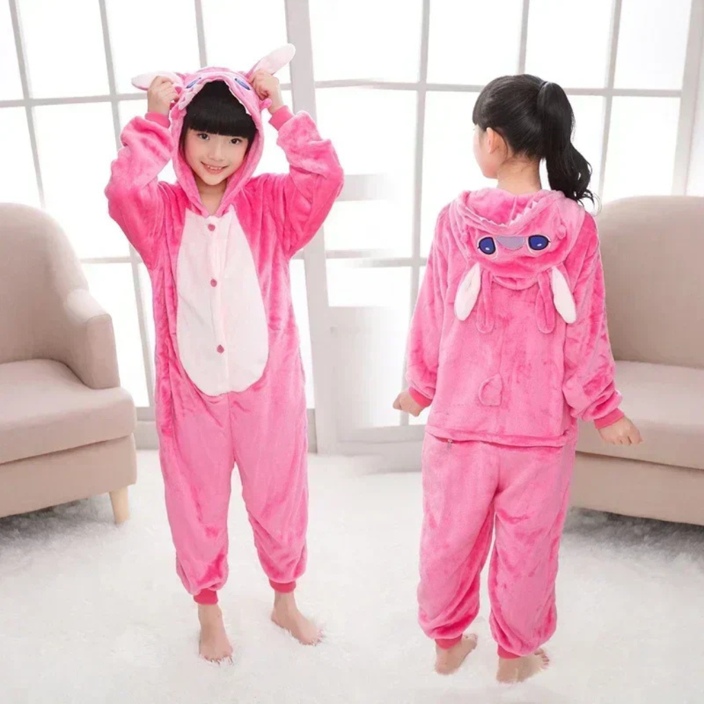 Van Dam | Meisjes' Gezellige Karakter Hooded Pyjama
