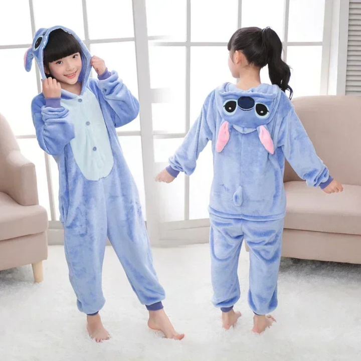 Van Dam | Meisjes' Gezellige Karakter Hooded Pyjama