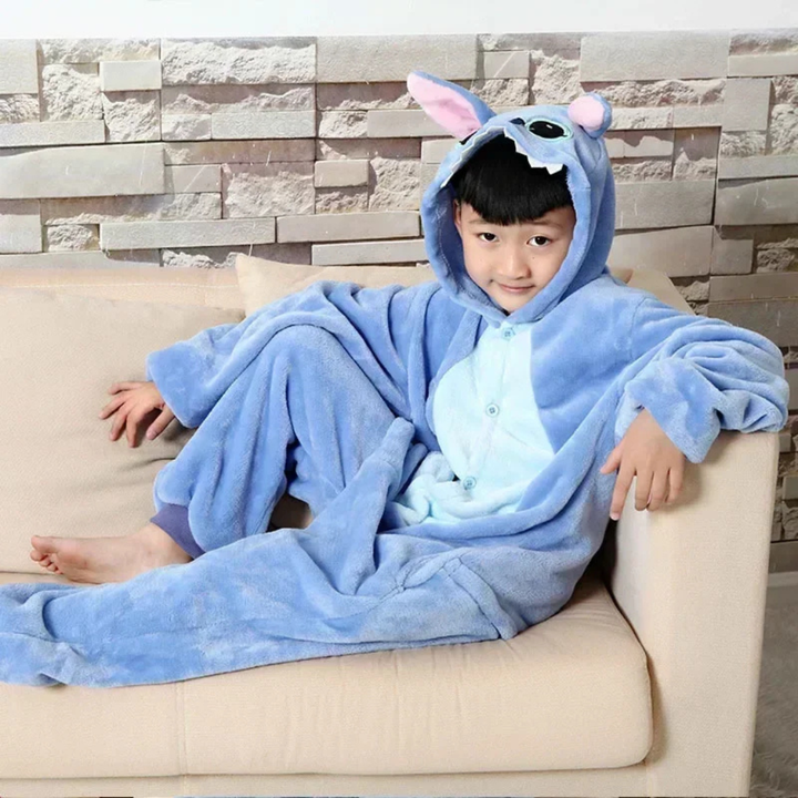 Van Dam | Meisjes' Gezellige Karakter Hooded Pyjama