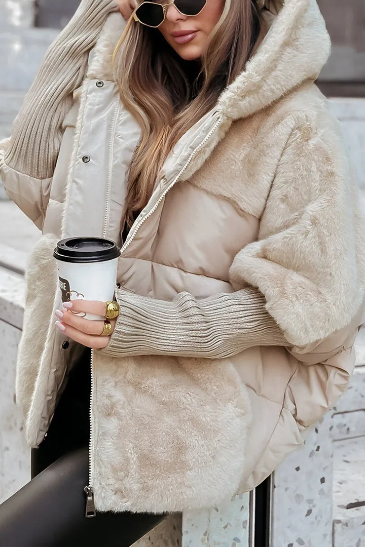 Van Dam | Dames Cozy Puffer Jast met Capuchon