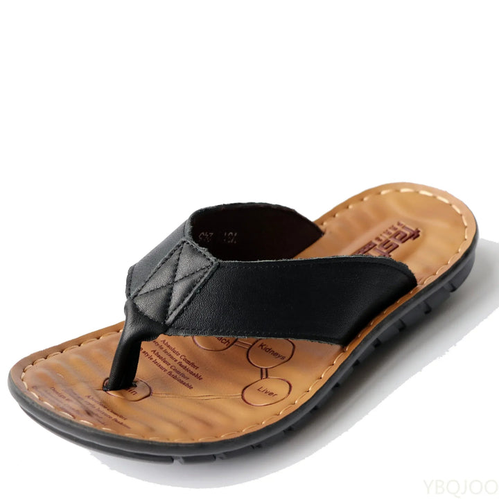 Van Dam | Zomer PU Leren Tanga Sandalen