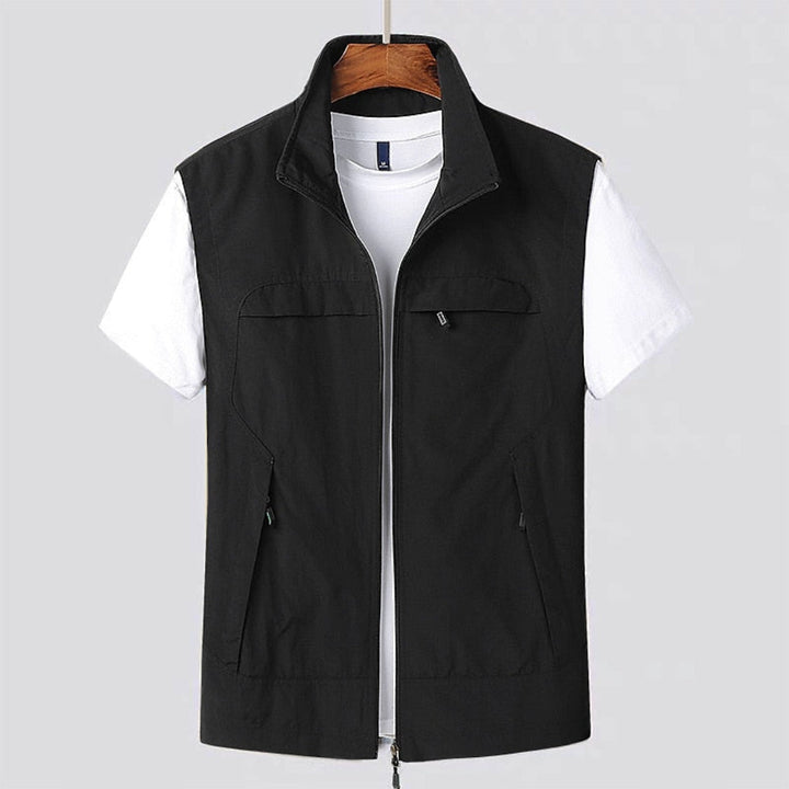 Van Dam | Staande Kraag Zip Vest - Ademend & Sneldrogend