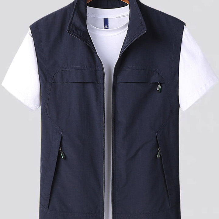 Van Dam | Staande Kraag Zip Vest - Ademend & Sneldrogend