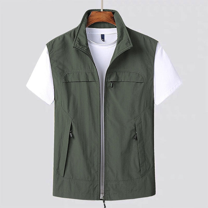 Van Dam | Staande Kraag Zip Vest - Ademend & Sneldrogend