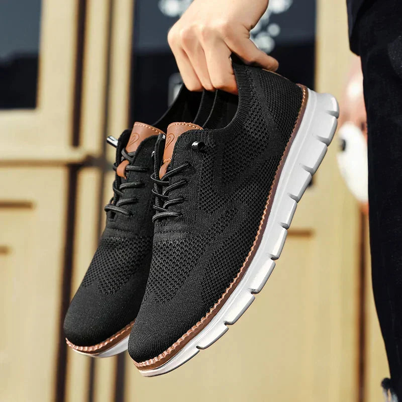 Van Dam Heren Oxford Brei Veterschoenen