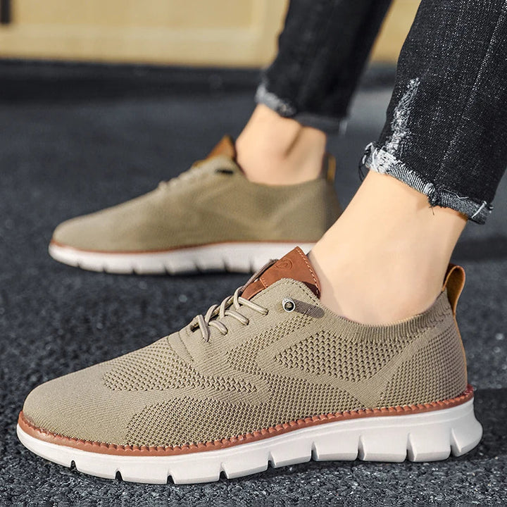 Van Dam Heren Oxford Brei Veterschoenen