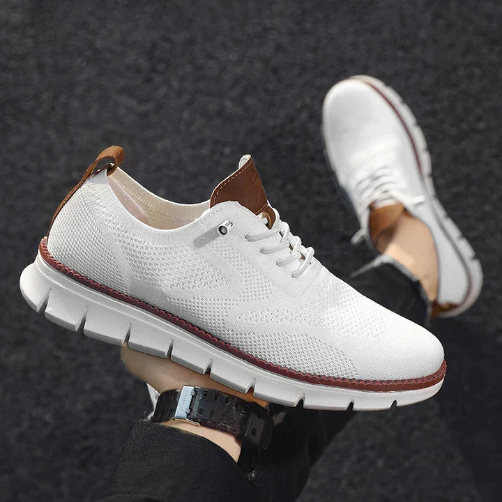 Van Dam Heren Oxford Brei Veterschoenen