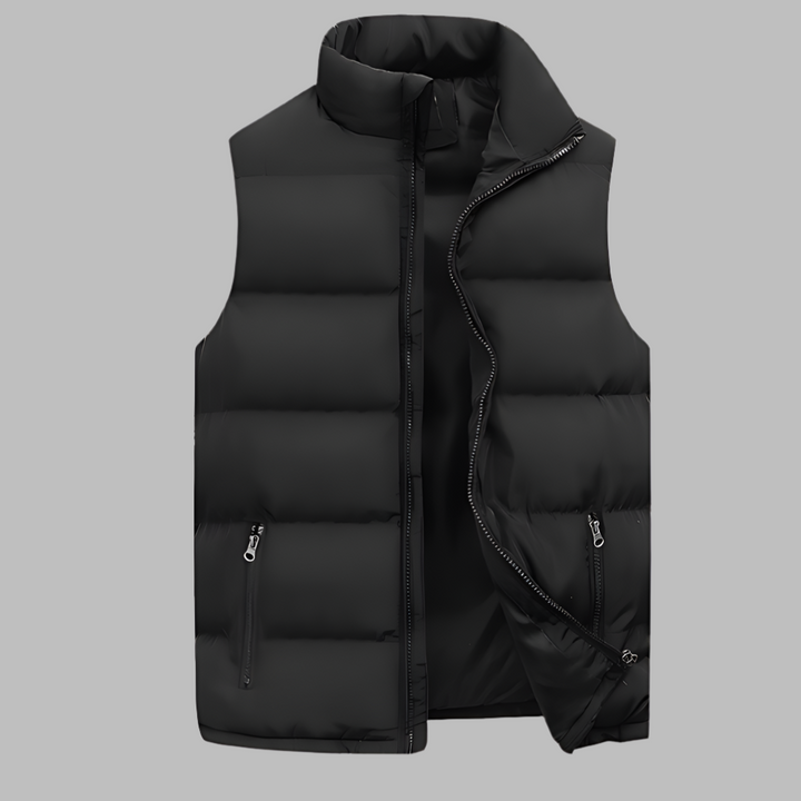 Van Dam | Geïsoleerde Gilet met Staande Kraag