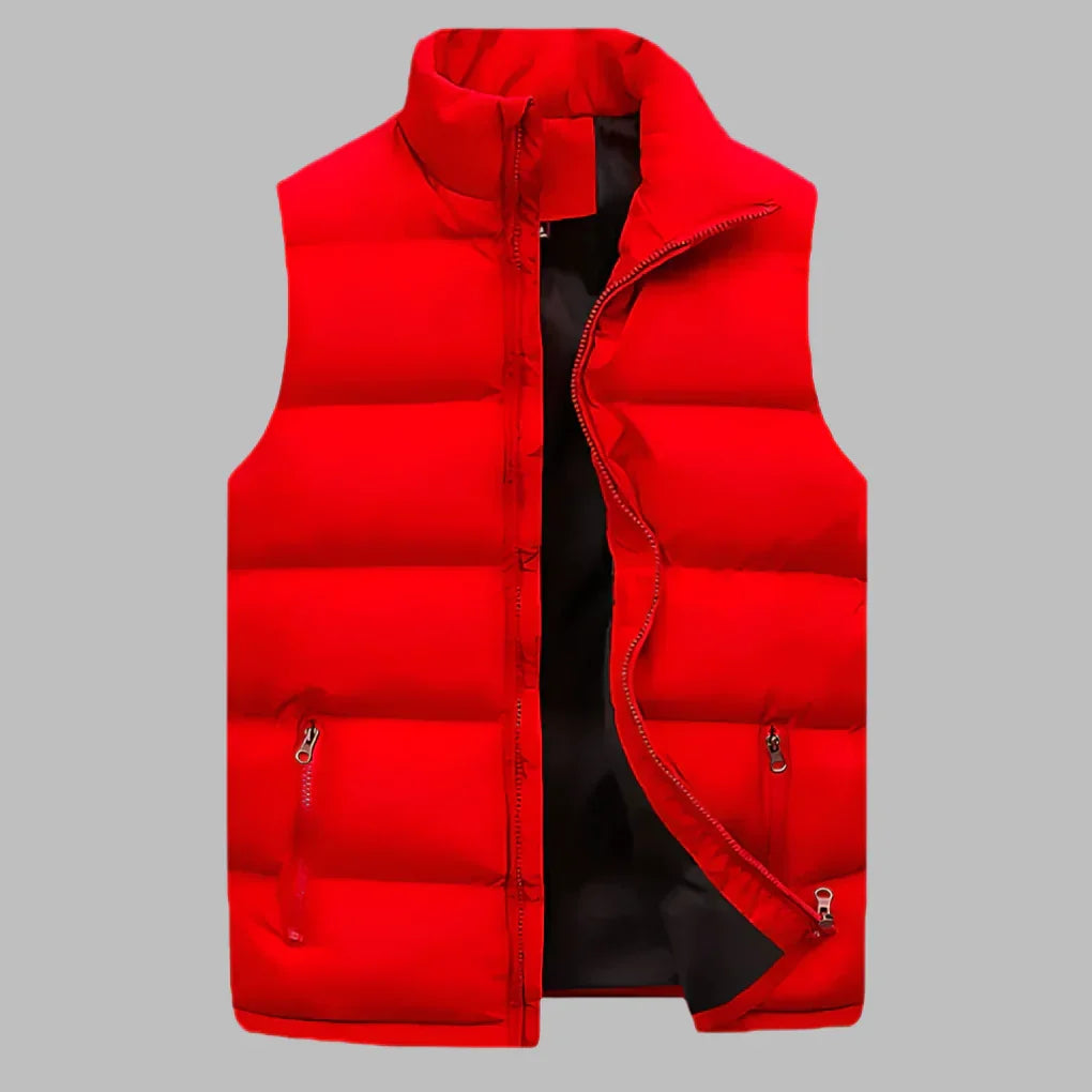 Van Dam | Geïsoleerde Gilet met Staande Kraag