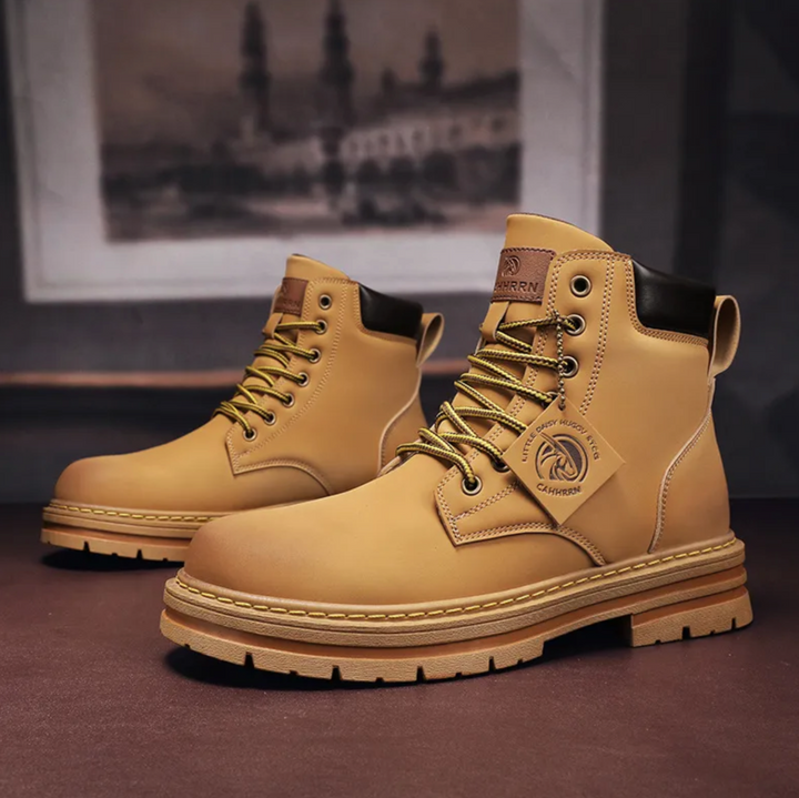 Van Dam | Heren Schoenen met Veters | Comfortabele Leren Schoenen met Ondersteunende Zolen | Zwart