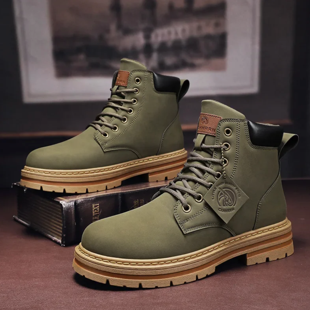 Van Dam | Heren Schoenen met Veters | Comfortabele Leren Schoenen met Ondersteunende Zolen | Zwart