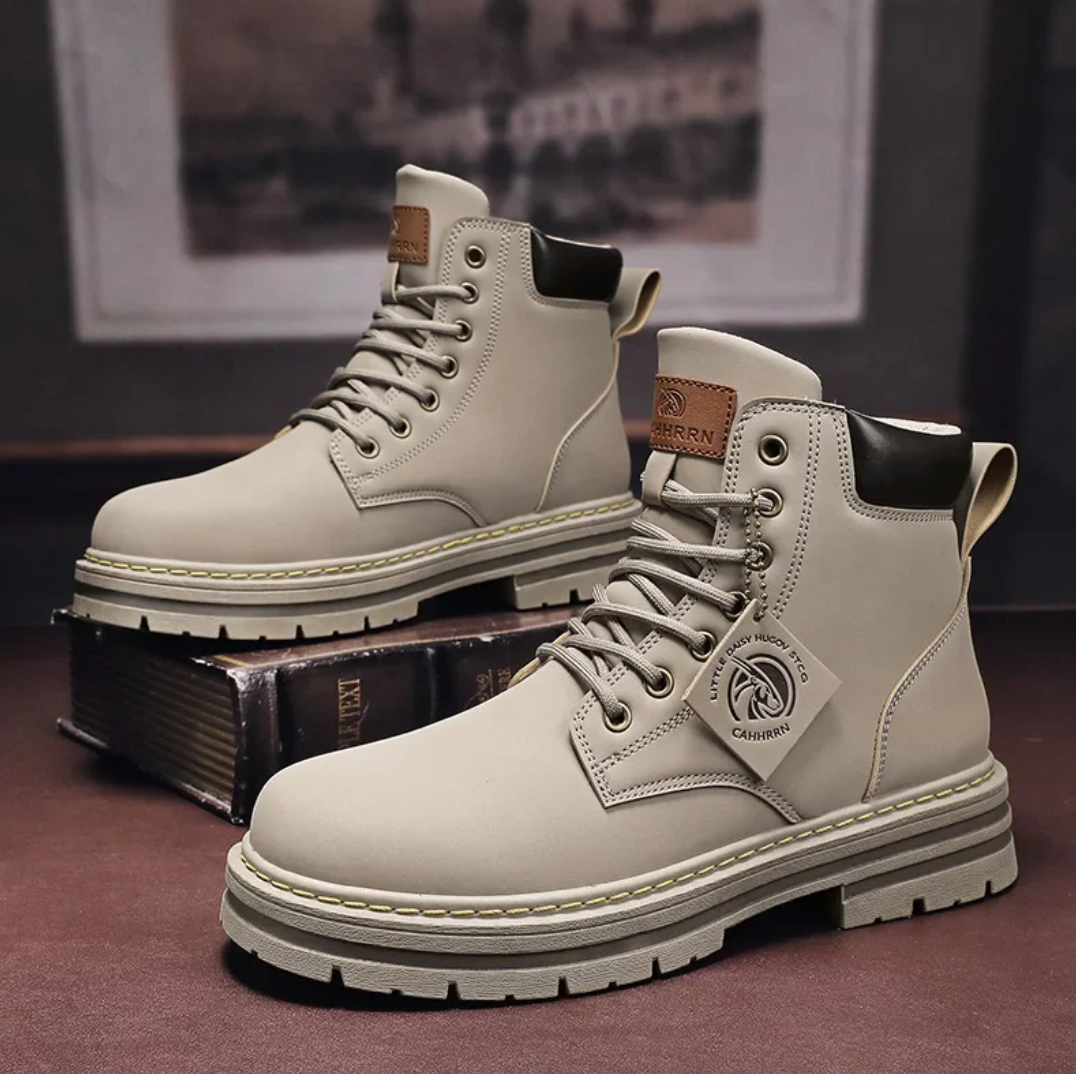 Van Dam | Heren Schoenen met Veters | Comfortabele Leren Schoenen met Ondersteunende Zolen | Zwart