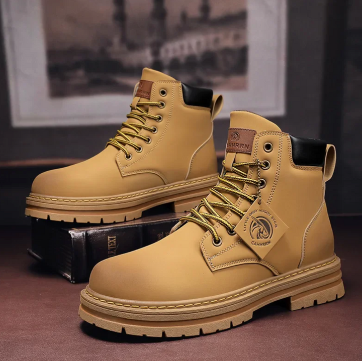 Van Dam | Heren Schoenen met Veters | Comfortabele Leren Schoenen met Ondersteunende Zolen | Zwart