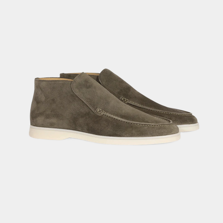 Van Dam | Heren Suède Chukka Rij Mocassins