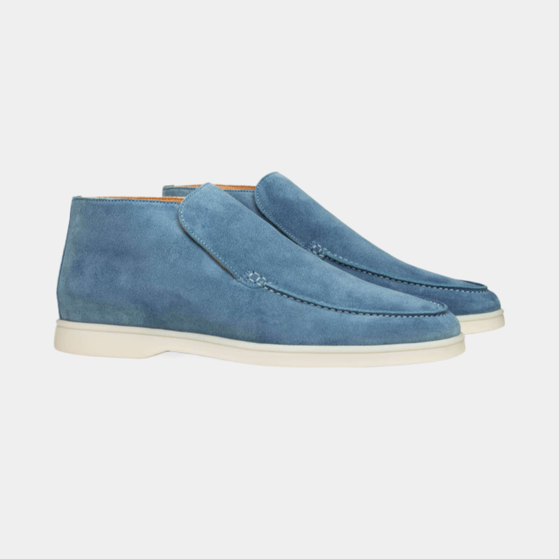 Van Dam | Heren Suède Chukka Rij Mocassins