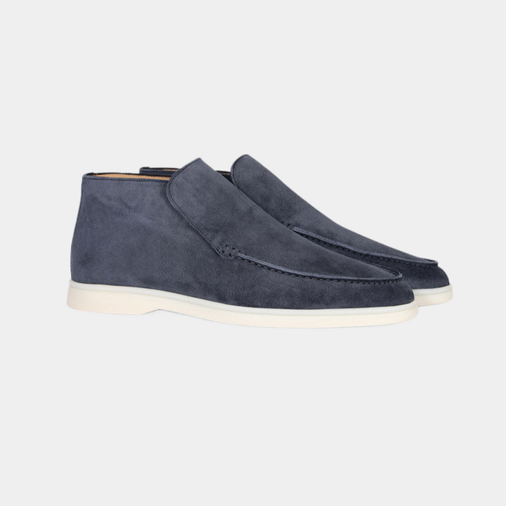 Van Dam | Heren Suède Chukka Rij Mocassins