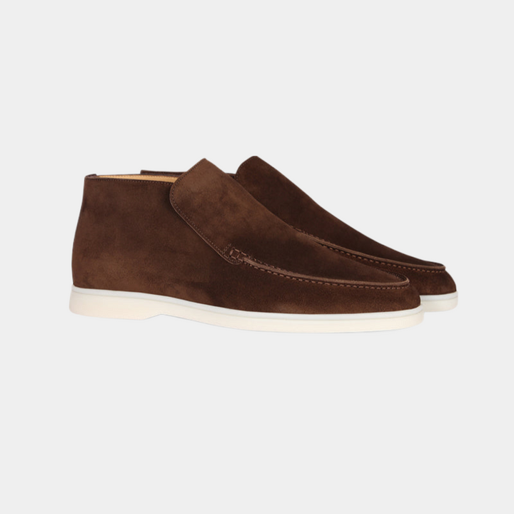 Van Dam | Heren Suède Chukka Rij Mocassins