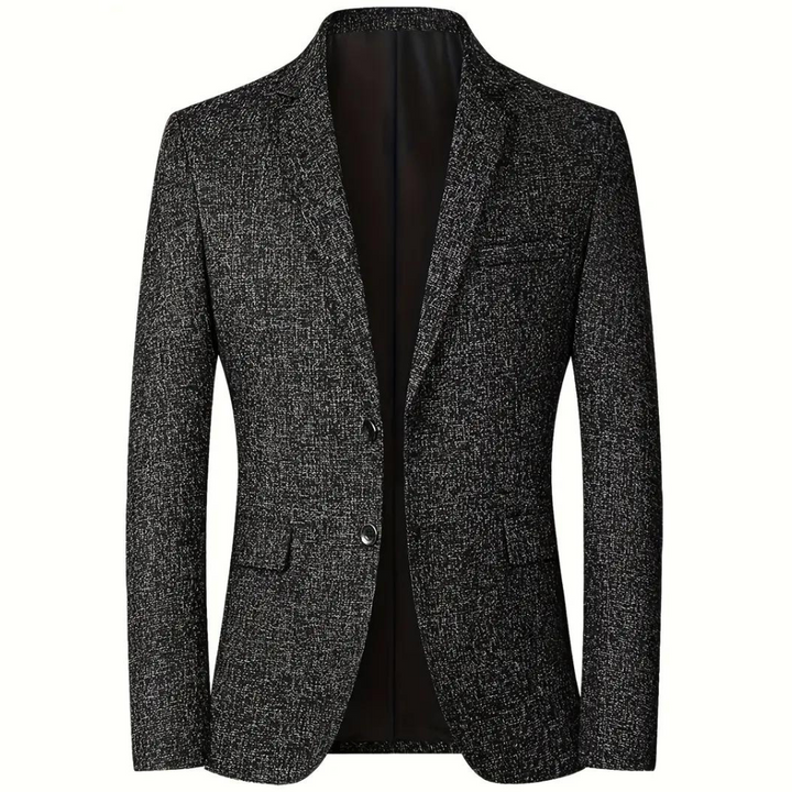 Van Dam Heren Effen Textuur Blazer
