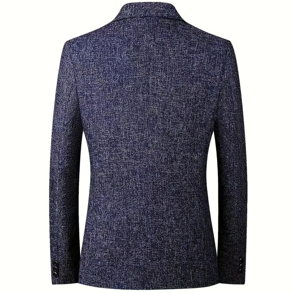 Van Dam Heren Effen Textuur Blazer
