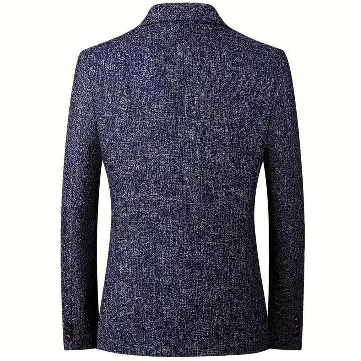 Van Dam Heren Effen Textuur Blazer