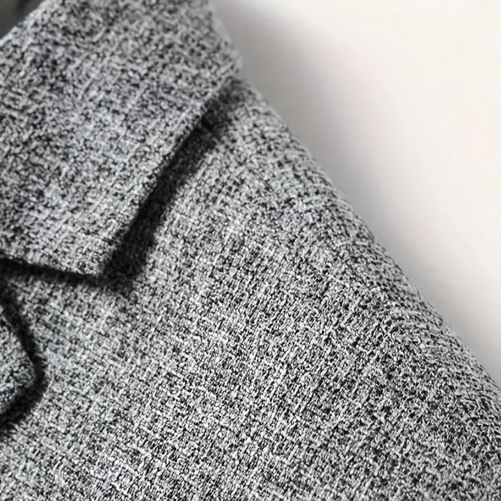 Van Dam Heren Effen Textuur Blazer