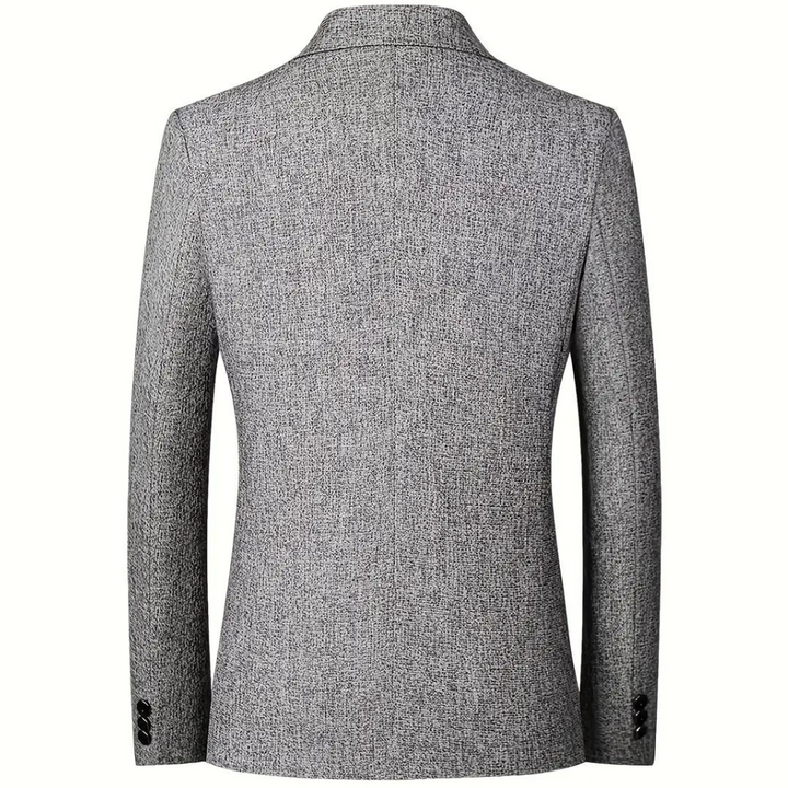 Van Dam Heren Effen Textuur Blazer