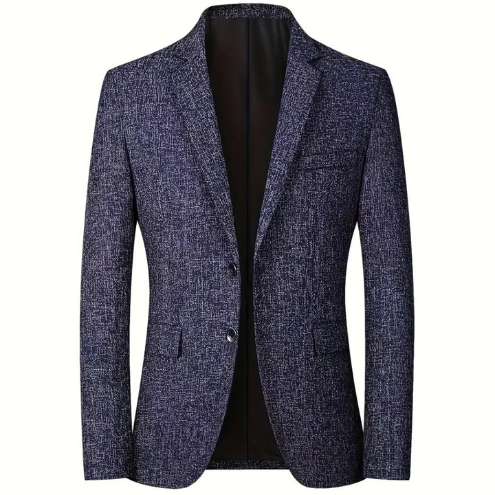Van Dam Heren Effen Textuur Blazer